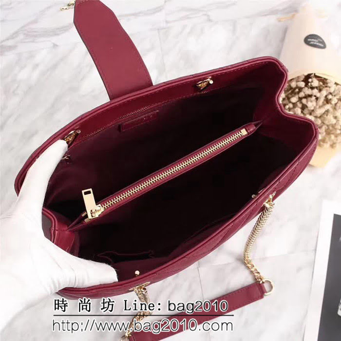 YSL聖羅蘭 經典款 互扣式金屬YSL標誌 原版南非皮肩背包 F26587 YAS1071